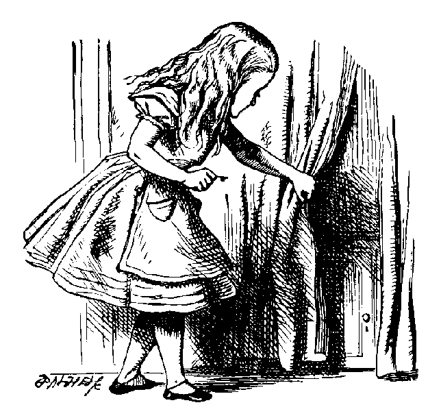 alice meets the caterpillar