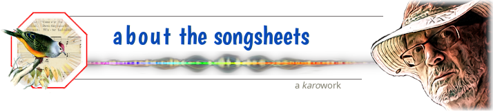 about the songsheets page banner