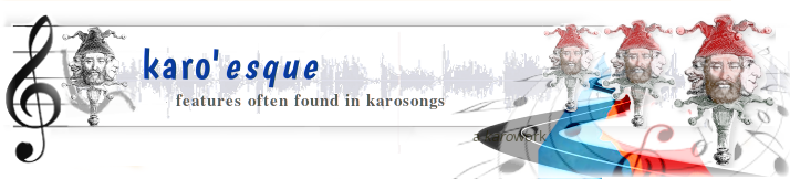 the karoesque tour page banner