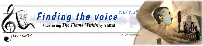 Finding the voice song page banner