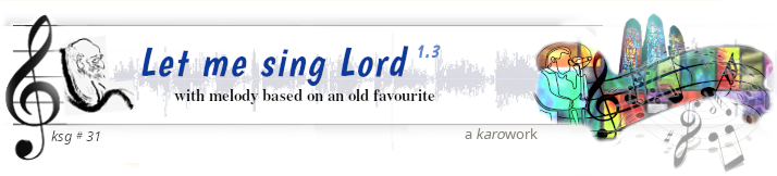 Let me sing lord song page banner